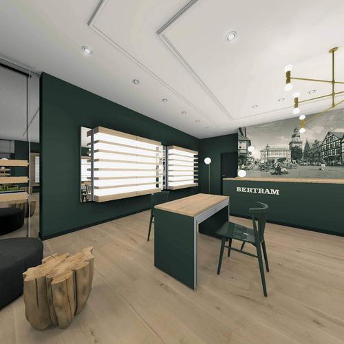 Traditional optical store design