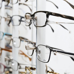 FS display, fixed plate, 1-sided presentation with open rods