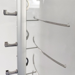 Backside support for rod