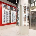 RR wall display, 2 key lockable rods (36), 450x1500x280 mm