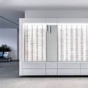 RR wall display, 4 key lockable rods (72), 900x1500x280 mm