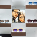 Stripe LED advertising element, magnetic plates, exch. posters, 200x200 mm