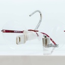 Stripe Single Lock LED shelf, magnetic bottom, 200x200x50 mm