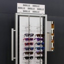 Side mirror for freestanding displays, 2-sided, 140x500 mm