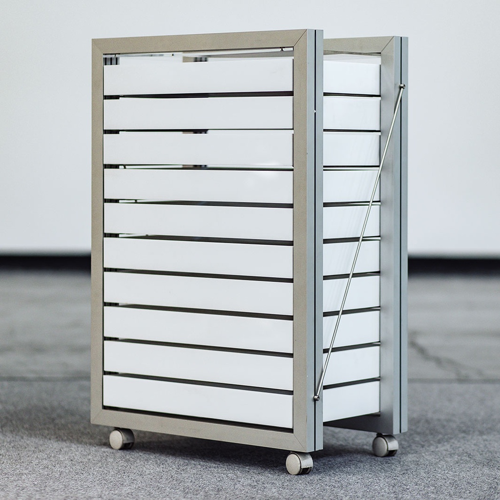 Trolley cabinet, 10 trays (150), 556x834x330 mm