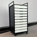 STK trolley cabinet, 10 trays (120), 405x905x405 mm