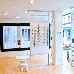 Telescope display, 2 panels with 8 rods (144), 900x1800-4500 mm