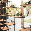 Sky Line Solo display, 4 rods with 15 side shelves, 1000x1600-4000 mm