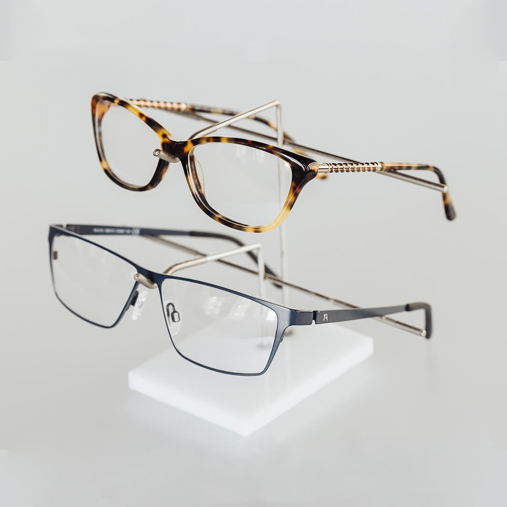 Frame holder, acrylic base with aluminium holder