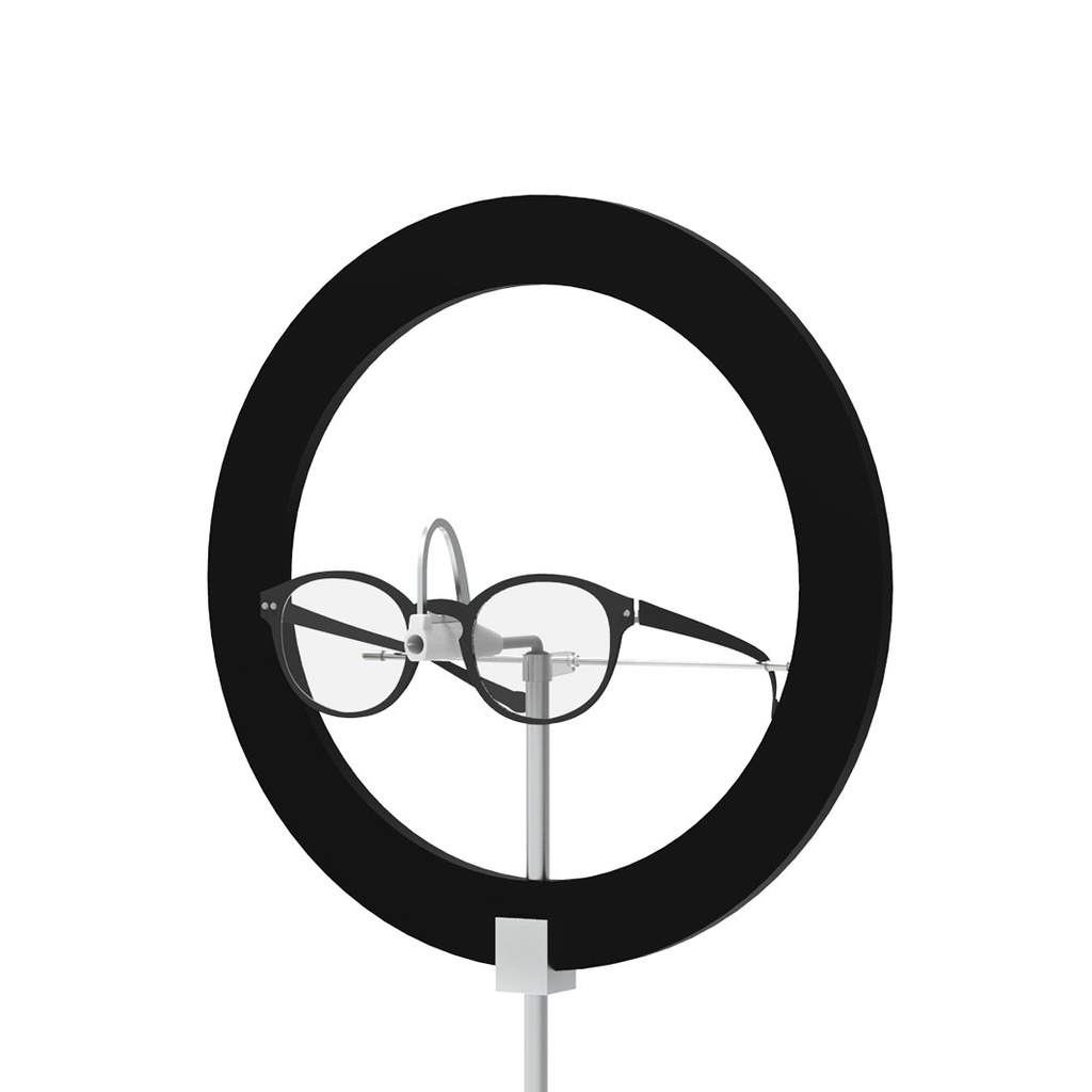 Deco frame for shop windows (1), round, standing