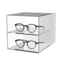 Alea shelf, transparent acrylic, 200x100 mm