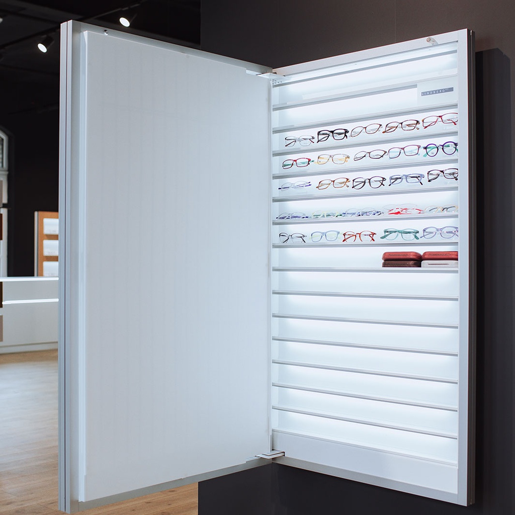 + D1 Dual back storage system, 15 shelves