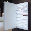 + D1 Dual back storage system, 15 shelves