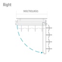 + D1 Dual back storage system, 15 shelves