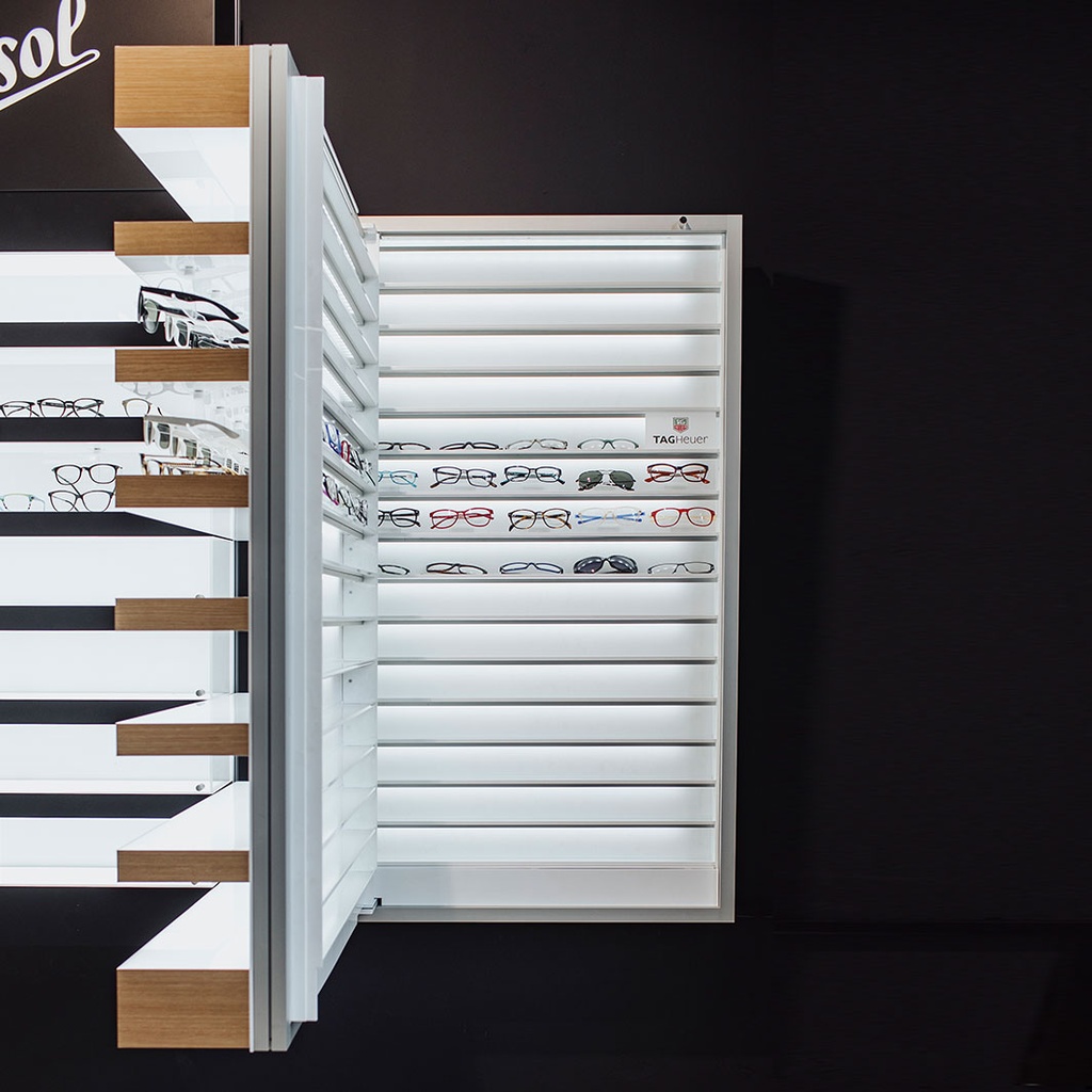+ D2 Dual back storage system, 30 shelves