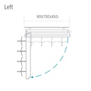 + D2 Dual back storage system, 30 shelves