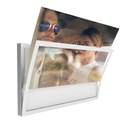 LED advertising panel for wall display, exch. posters