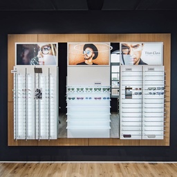 LED advertising panel for wall display, exch. posters