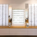 Aura wall display, 7 LED shelves, magnetic