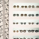 Showcase with 7 shelves