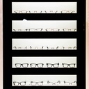 Showcase with doors, shelves, 900x1500x350 mm