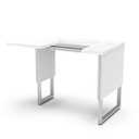 U-shaped electric instrument table, 3 instruments, 1400x700-920x800 mm