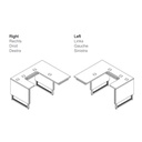 U-shaped electric instrument table, 3 instruments, 1400x700-920x800 mm