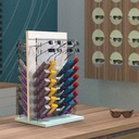 Table display for reading glasses, 2-sided, 300x620x280 mm, 8+40