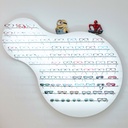 Clear Look kids wall display, cloud shaped, 11 rails (56), 1700x1400x280 mm