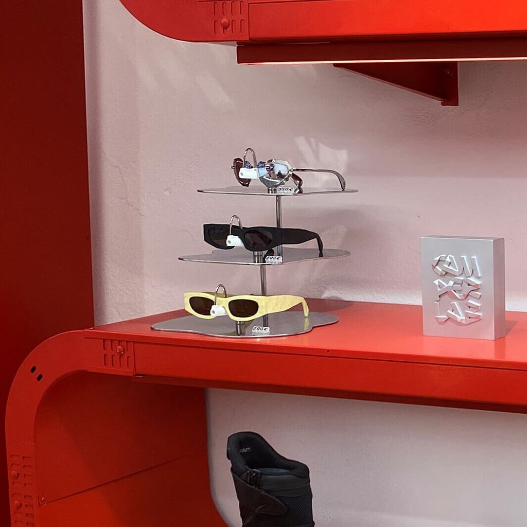 Single Lock frame holder, lockable, for horizontal plates, universal