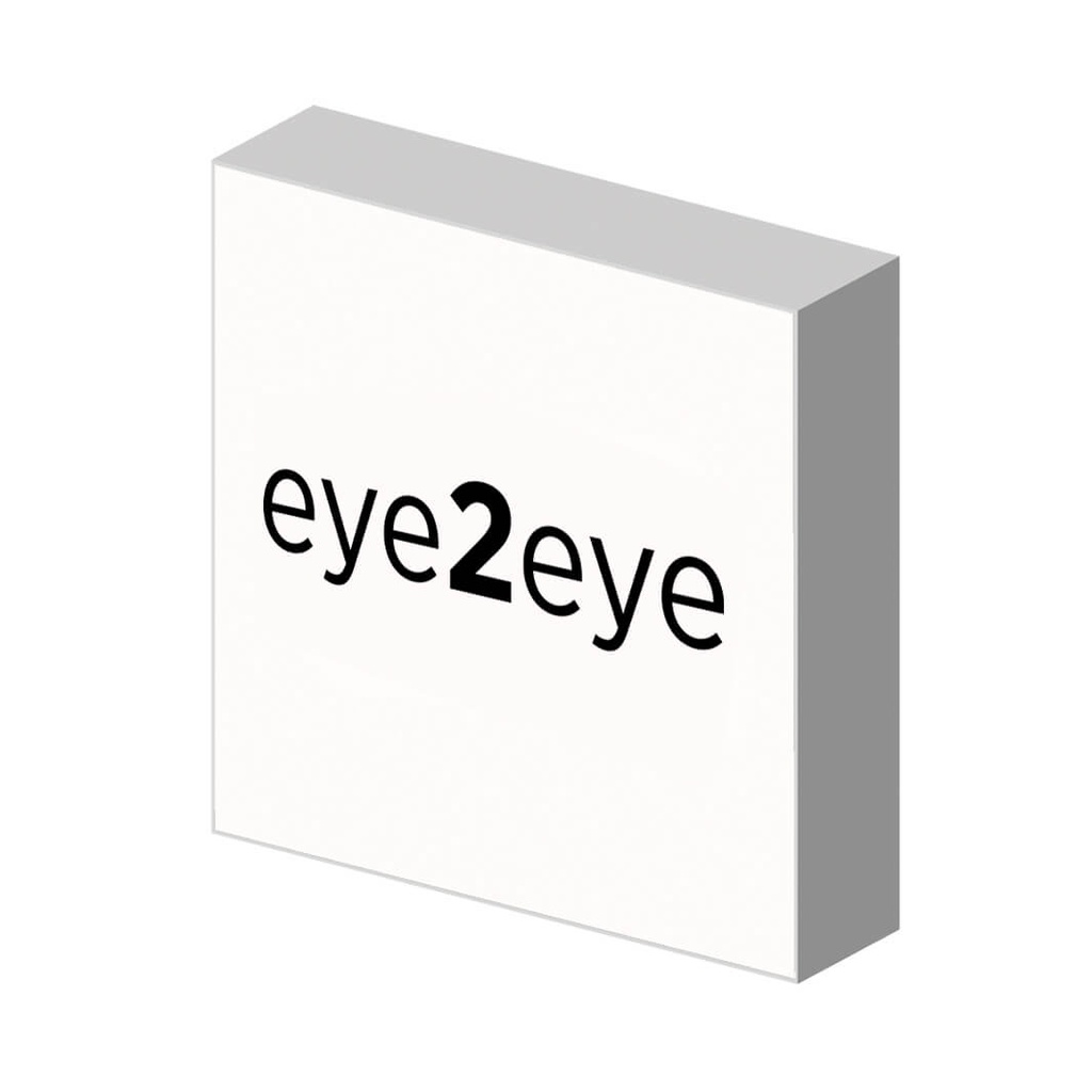 Stripe LED logo element, magnetic exch. front plate, 200x200 mm