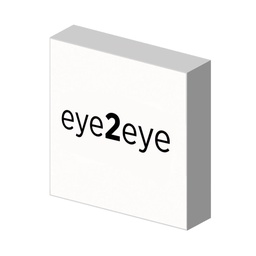 Stripe LED logo element, magnetic exch. front plate, 200x200 mm