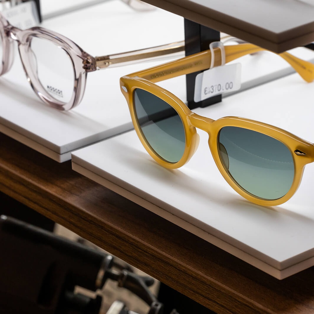 Mosaic LED shelf, white acrylic, 173x200 mm