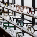 Mosaic LED shelf, white acrylic, 173x200 mm