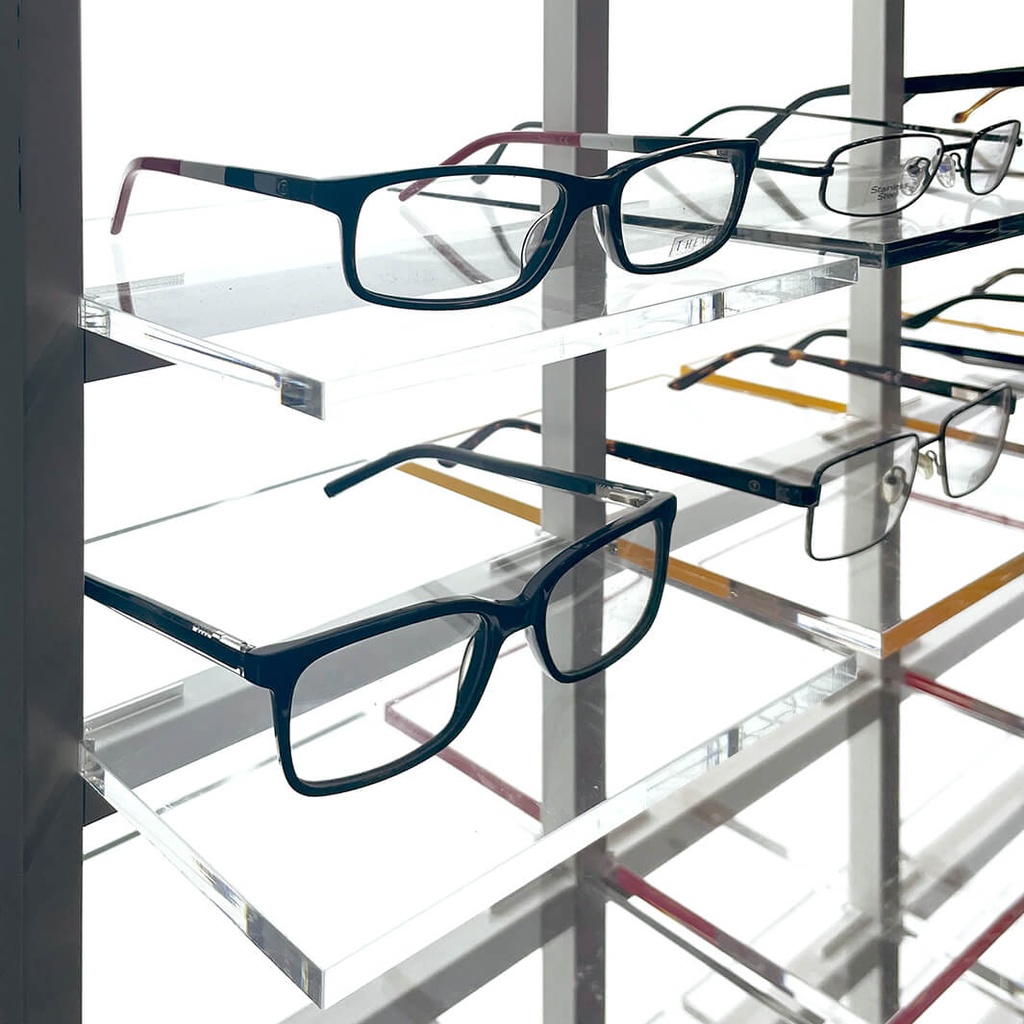 Mosaic wall display, 930x1530x320 mm