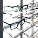 Mosaic wall display, 930x1530x320 mm