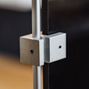 Telescopic rod for shop window elements, Φ8/Φ14, 1500-4000 mm