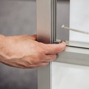 FS display, rotating plate, 4 rods (72 frames), 1 drawer, handles (120 cases), 552×1980×400 mm