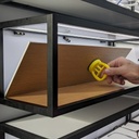 KUBO back panel, 570x170 mm, 4 magnets incl.