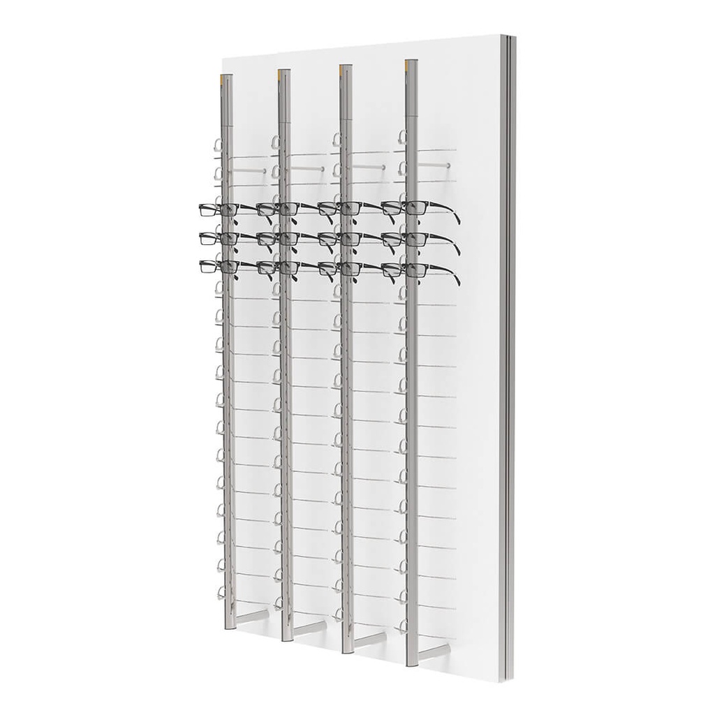 SRC Wandpräsenter, 4 fernverriegelbare Stangen (72), 900x1500x280 mm