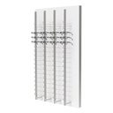 SRC Wandpräsenter, 4 fernverriegelbare Stangen (72), 900x1500x280 mm