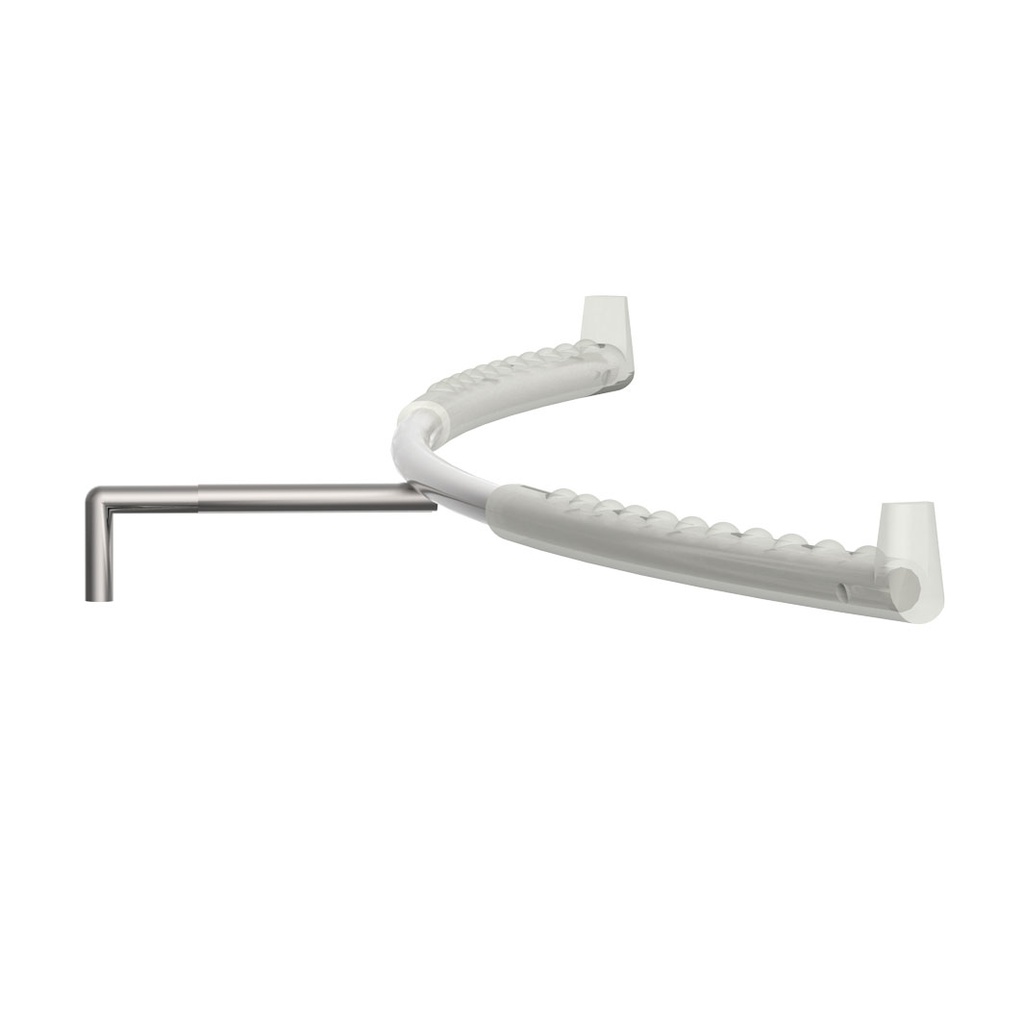 Backside support for rod