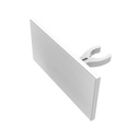 Logo-Halter für Stange Acryl magnetisch 120x50 mm