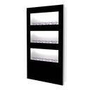 Vitrine mit 3 Ablagen