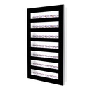 Showcase with 7 shelves