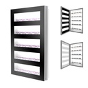 Vitrina s vratima, policama, 900x1500x350 mm