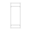 Stripe aluminium frame