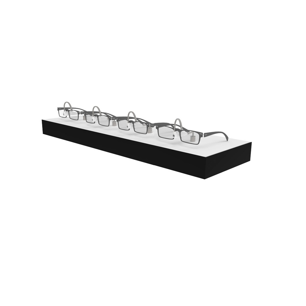 Diverse Single Lock LED polica, magnetno dno