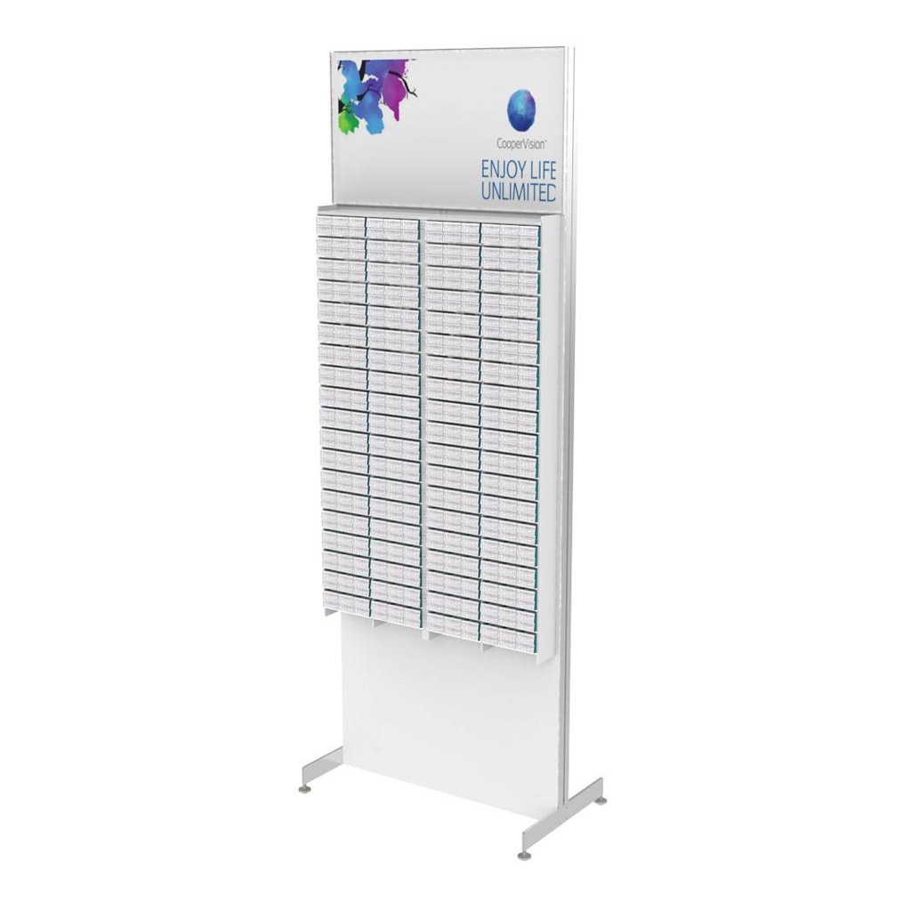 FS Präsenter für Kontaktlinsen, 1-seitig, 739x1471(1971)x423 mm