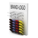 Espositore da tavolo per occhiali da lettura, monofacciale, 300x620x140 mm, 4+20